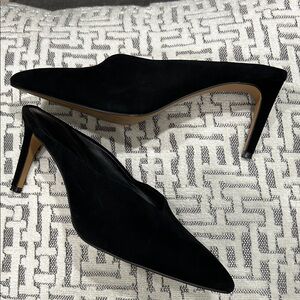 Rebecca Minkoff Elegant Black Suede Mules